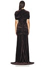 view 4 of 3 Evianna Gown in Cocoa