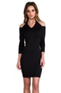 view 1 of 5 Cold Shoulder Dress in Black