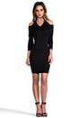 view 2 of 5 Cold Shoulder Dress in Black
