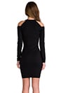view 4 of 5 Cold Shoulder Dress in Black