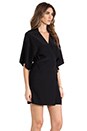 view 3 of 5 VESTIDO ENVOLVENTE in Black