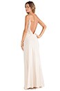 view 1 of 5 Deep V Back Bias Maxi Dress in Desert