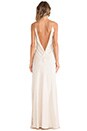 view 4 of 5 Deep V Back Bias Maxi Dress in Desert