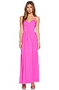 view 1 of 3 Slit Gown in Hot Pink Light