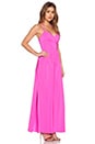 view 2 of 3 Slit Gown in Hot Pink Light