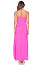 view 3 of 3 Slit Gown in Hot Pink Light
