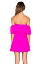 view 3 of 4 Delilah Dress in Hot Pink Light