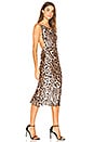 view 1 of 3 Cowl Midi Dress in Leopard