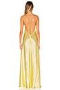 view 3 of 4 x Back Dress in Butter Yellow