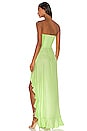 view 3 of 3 Amalia Gown in Wasabi