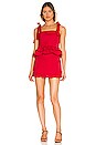 view 4 of 4 Hydrangea Skort in Scarlet