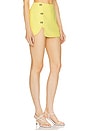 view 2 of 4 Puzzle Skort in Electric Yellow
