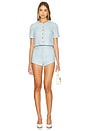 view 5 of 6 x REVOLVE Kelso Shorts in French Blue Tweed