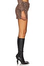 view 3 of 6 Dallyn Skort in Brown Paisley