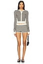 view 5 of 6 Seine Shorts in Black & Cream