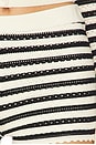 view 6 of 6 Seine Shorts in Black & Cream