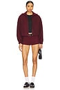 view 5 of 6 x REVOLVE Caresse Short in Burgundy