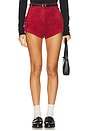 view 1 of 6 x REVOLVE Kelso Suede Short in Red