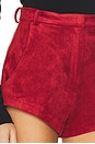 view 6 of 6 x REVOLVE Kelso Suede Short in Red