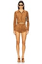 view 5 of 6 x REVOLVE Kelso Suede Short in Tan
