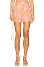 view 1 of 6 Kenley Short in Orange & Pink