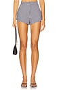 view 1 of 6 Cara Shorts in Black & White