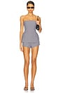 view 5 of 6 Cara Shorts in Black & White