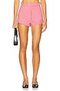 view 1 of 6 Cara Shorts in Red & White