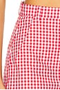 view 6 of 6 Cara Shorts in Red & White