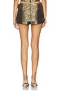 view 4 of 6 x REVOLVE Deserae Skort in Black Gold