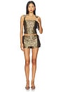 view 5 of 6 x REVOLVE Deserae Skort in Black Gold