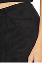 view 6 of 6 x REVOLVE Mila Skort in Black Suede