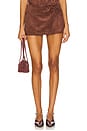 view 1 of 6 x REVOLVE Mila Suede Skort in Cocoa