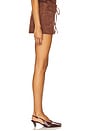 view 2 of 6 x REVOLVE Mila Suede Skort in Cocoa