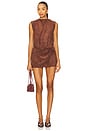 view 5 of 6 x REVOLVE Mila Suede Skort in Cocoa