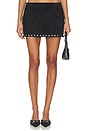 view 1 of 6 Nirvana Suede Skort in Black
