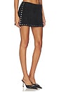 view 2 of 6 Nirvana Suede Skort in Black