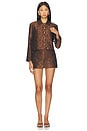 view 5 of 6 x REVOLVE Cooper Skort in Chocolate Brown