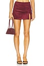 view 1 of 6 Dale Suede Skort in Wine