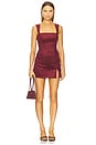 view 5 of 6 Dale Suede Skort in Wine