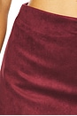 view 6 of 6 Dale Suede Skort in Wine