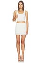 view 5 of 6 Elisha Skort in White