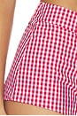 view 6 of 6 Caresse Short in Ivory & Red