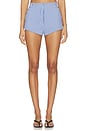 view 1 of 6 SHORT CARA in Blue Ivory