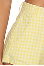view 6 of 6 Cara Shorts in Yellow White