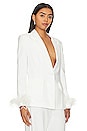 view 2 of 4 X Revolve Herald Feather Blazer in Ivory