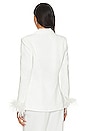 view 3 of 4 X Revolve Herald Feather Blazer in Ivory
