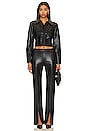 view 4 of 4 X Revolve Lucas Faux Leather Jacket in Black