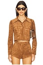 view 1 of 4 x REVOLVE Lucas Suede Jacket in Tan