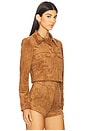view 2 of 4 x REVOLVE Lucas Suede Jacket in Tan